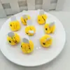 Kaimisi Little Bee Accesorios Mini Accesorios DIY Peluche Simulación 3D Amarillo Pelo Pegajoso Clip Accesorios Transfronterizo