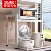 Prateleira de Armazenamento para Micro-ondas Inclinada Prateleira de Armazenamento Doméstica para Cozinha Extensível Ajustável Bancada Panela Elétrica de Arroz Forno