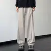 Calça Esportiva Estilo Americano para Homens, Calça Longa Reta Solta para Primavera e Outono, Calça Longa Casual Retrô para Meninos, Calça de Caminhada ao Ar Livre para Outono
