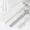 Aço Inoxidável Médico Especial Luz Amarela Luz Branca Gravação Gratuita Luz LED para Exame Oral Lanterna para Saburra Lingual de Medicina Chinesa