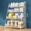 Estante de almacenamiento para snacks, para el hogar, para bebidas, frutas, estante de almacenamiento multicapa, estanterías de supermercado, mostrador de caja, estante de exhibición multifuncional