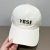 Gorra de Béisbol Coreana 2025 Nueva para Mujeres, Verano, Circunferencia de Cabeza Grande, Bordado de Letras Pequeñas para Adelgazar la Cara, Gorra con Visera para Hombres