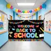 Venta Caliente Transfronteriza Bienvenido de Regreso a Clases Fondo de Regreso a Clases Decoraciones para Fiesta de Regreso a Clases Pancarta de Regreso a Clases