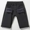 Jeans Forrados de Polar para Mujer Sueltos de Cintura Alta Adelgazantes 2024 Otoño e Invierno Nuevo Llegada Versátiles Rectos Elásticos Lápiz