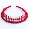Reunindo-se headband mulheres outono e inverno lavagem facial dentado Onda 3 cor headband quebrado grampo de cabelo cocar nova celebridade on-line ins estilo