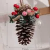 Decorações de Natal Decoração de Natal bola Árvore de Natal pinha saco de material diy layout ornamentos criativos adereços