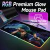 Alfombrilla de Ratón para Ordenador LED de Colores Brillantes de Dos Dimensiones de Dibujos Animados de Anime, Memoria de Apagado, RGB, Nueva Mesa Luminosa para E-Sports