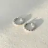 Pendientes Mobius para Mujer, Estilo de Alta Gama de Nicho, Nuevo Modelo Popular, Elegantes Clavos de Plata, Exquisitos Accesorios para Orejas