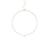 Precioso Collar de Espinela de 2 mm Lujo Ligero Moda de Nicho Cadena para Clavícula 2024 Tendencia Popular de Internet para Novias