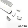 Soporte de Tubo Cuadrado para Pared Superior Estante de Montaje Colgante Lateral para Tienda de Ropa Gancho de Tubo Cuadrado para Pared Superior Izquierdo y Derecho