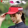 Suministro directo de fábrica PGM gorra de golf para mujer sin parte superior sombrero transpirable gorra deportiva de verano para el sol
