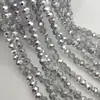 Venta al por mayor 8mm Cristal DIY Joyería Cadena para Teléfono Accesorios Cuentas Planas Materiales Hechos a Mano Pulseras Facetadas Cuentas Sueltas