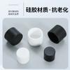 Tapa protectora de goma de silicona suave de cabeza plana, resistente a altas temperaturas, tapa para tubo redondo, funda para extremo de tubo redondo, tapa anticolisión antideslizante