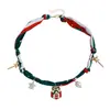 Accesorios transfronterizos europeos y americanos: Collar único de cinta de copo de nieve, Año Nuevo, elementos mixtos, collar de fiesta estilo Navidad