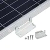 FUENTE fabricante panel solar RV yate soporte aleación de aluminio soporte en Z soporte sin perforaciones instalación
