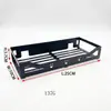 Estante de Almacenamiento Negro de Hierro con Forma de Corazón para Montar en la Pared, Estante de Almacenamiento para Pared de Baño sin Taladro, Estante para Artículos de Tocador de Baño