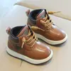 Liquidación Botas tipo Martin para Niños 2026 Estilo Invierno con Borrego, Botines Cortos para Niños, Botas de Piel Gruesas Estilo Británico para Niñas, Zapatos de Algodón para Bebés