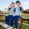 Ropa de Jardín de Infancia Ropa de Primavera y Otoño Estilo Inglés Uniforme de Escuela Primaria Traje de Dos o Tres Piezas Ropa Deportiva Ropa de Clase para Niños
