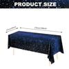 Mantel Desechable de Mesa Pe Tema Cielo Estrellado Vajilla para Cumpleaños Infantil Mantel Decoración de Mesa Galaxia Suministros para Fiesta Espacial