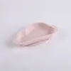Prato de Silicone para Bebê Recém-Nascido Nuvem Fofa Ventosa Integrada Aprendendo a Comer Tigela Suplementar Utensílios de Alimentação