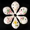 Artesanía de cerámica Ocarina de seis agujeros de cerámica Alto Hongyin Ocarina de 6 agujeros envío de canciones Cordón de PU