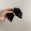 Presilha de cabelo com laço de tecido de malha para a parte de trás da cabeça, presilha de tubarão, prendedor de cabelo, temperamento, estilo pequeno perfume, presilha de cabelo headdress de celebridade da internet, combina com tudo