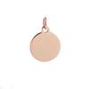 Acero Inoxidable Redondo Liso Colgante Etiqueta Pulido Espejo con Argolla para Colgar de 0.8X5Mm Accesorios de Joyería DIY