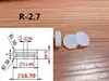 Anel de Borracha Plug de Furo Manga Protetora Silicone Anel Protetor de Fio Unilateral Dupla Face Anel Passa-Fio Anel de Tomada Anel de Vedação