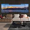Pintura decorativa de lujo de doble capa con superposición ligera para sala de estar, sofá, fondo de pared, triple pintura colgante, respaldo atmosférico con respaldo de cristal de porcelana y diamante.
