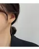 Nuevo ProductoLoveBrillante como un Hada~ Completamente Hechos de Plata 925 Pendientes de Hilo para Oreja con Forma de Corazón y Aretes de Botón para Mujer