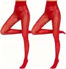 Fuente Fuente Amazon Medias Transfronterizas Medias Brillantes para Mujer Calcetines de Aceite de Caballo Leggings Transparentes de Cintura Alta Dropshipping