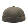 Gorra de Piso Bordado de Letras Moda Callejera Gorra de Moda Casual para Hombres y Mujeres Combinación Perfecta Gorra Clásica Primavera y Otoño Gorra de Piel de Melón Antigua