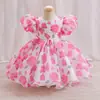 Vestido Infantil de Algodão Misturado para Meninas 2025 Novo Vestido de Princesa para Bebê Menina Vestido para Meninas Saia Atacado de Alta Qualidade
