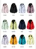 Chaqueta tres en uno para hombres y mujeres, impermeable para exteriores de otoño e invierno, ropa de trabajo con capucha, parches en las mangas, estampado de logotipo, chaqueta de montañismo