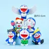 Decoración de pastel de cumpleaños Doraemon Doraemon Hello Kitty decoración cabeza que se mueve Día del Niño celebridad de internet