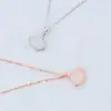 Collar de Falda Pequeña en Forma de Abanico Runxin Moda Femenina Nuevo Colgante de Calcedonia Imitación Chinoiserie Cadena para Clavícula de Lujo Nicho Accesible Gama Alta