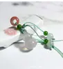 Acessórios de Pulseira e Colar com Pingente de Agata Natural e Cuia Tecidos à Mão Acessórios DIY Atacado em Estoque