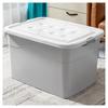 Caja de Almacenamiento Caja de Plástico Engrosada Caja Grande de Volteo Caja de Almacenamiento para el Hogar Caja de Almacenamiento Transparente Organizador de Ropa Juguetes