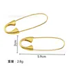 Broche de Seguridad Antiguo Chapado en Oro para Mujeres Embarazadas y Bebés, Serpiente Calmante para Bebés y Conservador de Color, Colgante de Pin de Seguridad Dorado para la Salud