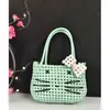 Rattan Cor PrataCompre 4 Leve 1 GrátisLanxin Plástico PE Imitação Videira Bolsa Artesanal Material de Tecelagem 5mm Plano