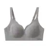 Nuevo estilo de sujetador push-up sin costuras para mujeres con poco busto, sin varillas, soporte lateral para el pecho, anti-flacidez, espalda bonita, sujetador con copa fija