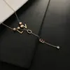 Colar de Luxo Leve de Nicho para Mulheres, Novo Modelo Popular de 2026, Corrente de Pescoço em Aço Titânio que Não Desbota, Corrente de Clavícula, Acessório de Alto Padrão para Mulheres