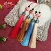 Lembrando Xiangfei 10cm Coroa Vermelha Tassel Fu Pingente de Presente Acessórios Antigos para Roupas Han Pingente de Sachê Som de Chocalho Explosões