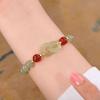 Nuevo Pulsera Entrelazada Estilo Chino Anti-Hetian Pulsera Entrelazada Diseño de Nicho Femenino Hebilla de Seguridad de Corazón Pulsera Regalo para Mejor Amiga Femenina
