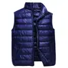 Nuevo Chaleco Ligero de Plumón y Algodón para Hombre Otoño e Invierno, Chaleco Juvenil Talla Grande, Chaqueta Corta Cálida de Moda para Hombre