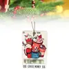 Regalos de Navidad 2024-Papá Noel Billetera de Navidad Colgante de Billetera Decoraciones de Árbol de Navidad