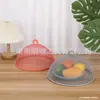 Cubierta de Comida de Acero Inoxidable de Múltiples Tamaños Cubierta de Mesa para Comida a Prueba de Polvo y Mosquitos Cubierta Redonda Plegable para Comida Multicolores Opcionales