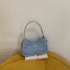 Nova Bolsa de Ombro Jeans Estilo Coreano 2026 para Mulheres, Design de Nicho, Bolsa Versátil de Ombro e Transversal, Adequada para o Dia a Dia