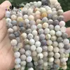 80 cuentas de piedra natural esmerilada mate cuentas redondas optimizadas cuentas sueltas material accesorios para joyería DIY venta al por mayor