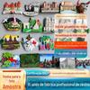 Ímã de geladeira de resina, desenho animado criativo, cenário urbano, personalizado, relevo estéreo 3D, cênico, cultural e criativo, artesanato magnético